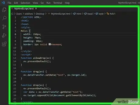 Step 7 Clique com o botão direito em qualquer lugar do código HTML.