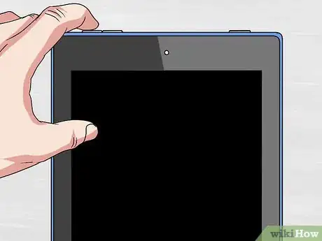 Step 3 Segure o botão para abaixar o volume enquanto o tablet estiver desligado.