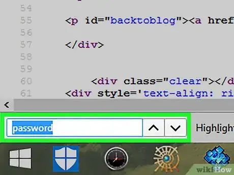 Step 6 Procure pelos dados de login.