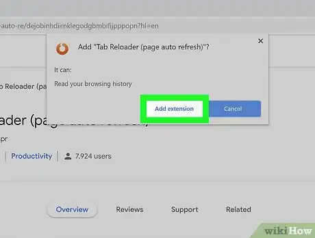 Step 3 Clique em Adicionar extensão.