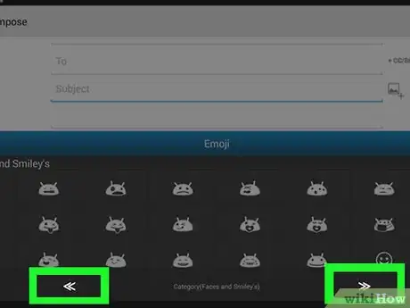 Step 8 Toque nos botões << e >> para exibir mais páginas.
