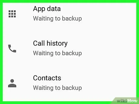 Step 6 Selecione uma opção de backup ativa (opcional).