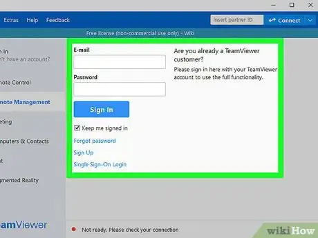 Step 5 Configure o TeamViewer.