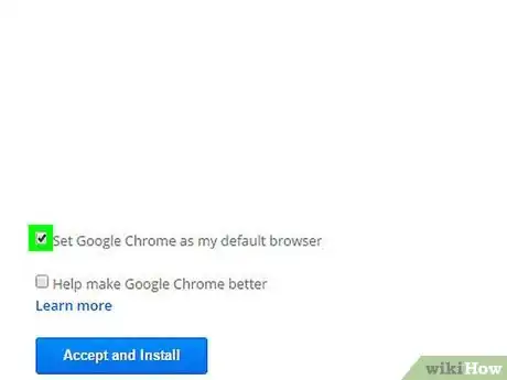 Step 3 Decida se você quer usar o Chrome como navegador de internet padrão.