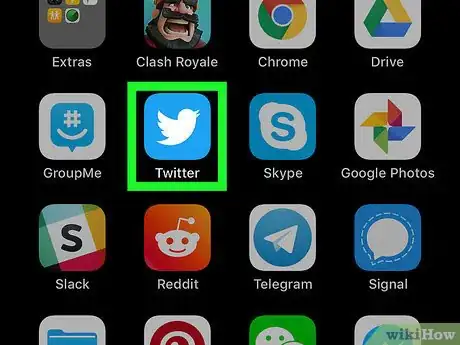 Step 1 Comece abrindo o aplicativo do Twitter no seu celular ou Tablet.