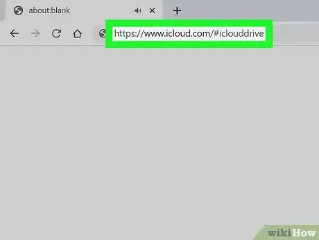 Step 1 Abra o website do iCloud Drive.