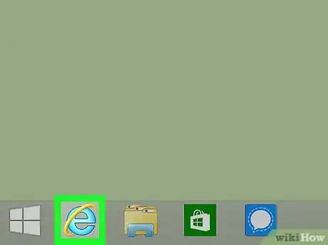 Step 1 Abra o "Internet Explorer".