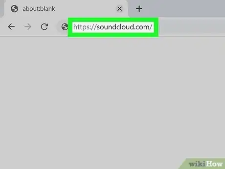 Step 1 Abra o website do SoundCloud.