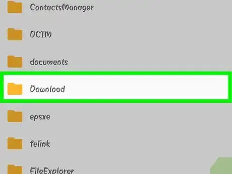 Step 4 Desça a tela e toque em Download na seção "D" do menu.