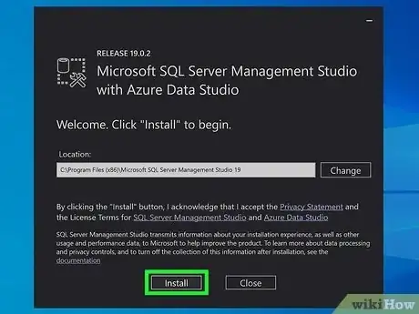 Step 1 Instale o programa SQL Server Management Studio.