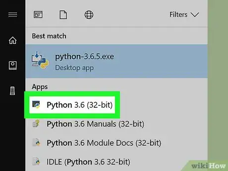 Step 3 Clique em Python [linha de comando].