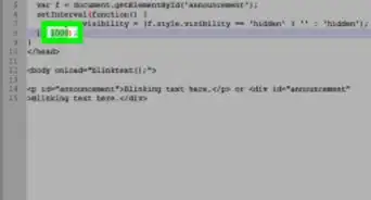 Fazer um Texto Piscar com HTML