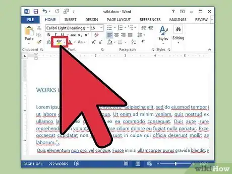 Step 4 Ajuste o realce do texto e a cor da fonte.