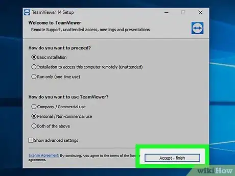 Step 3 Instale o TeamViewer nos dois computadores.