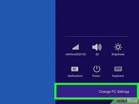 Step 3 Clique em Mudar Configurações do PC.