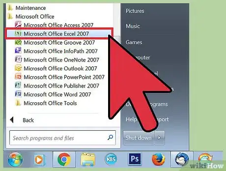 Step 1 Abra o Excel.