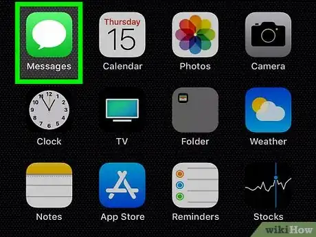 Step 1 Abra o iMessage.