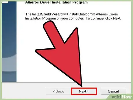 Step 3 Siga as instruções na tela para instalar os drivers.