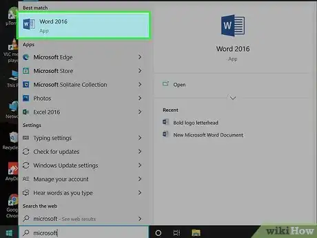 Step 1 Abra o Microsoft Word.