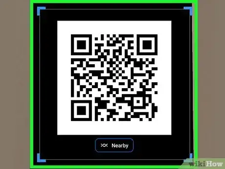 Step 12 Ajuste a imagem ou área de escaneamento para que o QR code fique inteiro dentro da área de escaneamento.