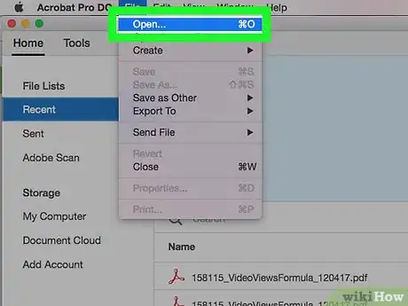 Step 2 Abra o PDF.