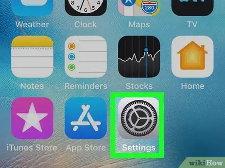 Step 1 Abra o app “Ajustes”, no dispositivo iOS.