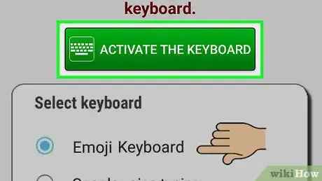 Step 6 Aperte em ATIVE O TECLADO.