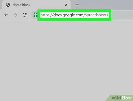 Step 1 Abra o Planilhas Google em seu navegador de internet.
