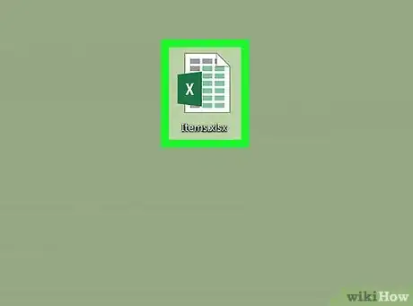 Step 1 Abra os seus dados no Excel.