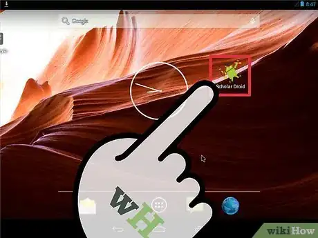 Step 2 Localize o widget que você deseja remover.