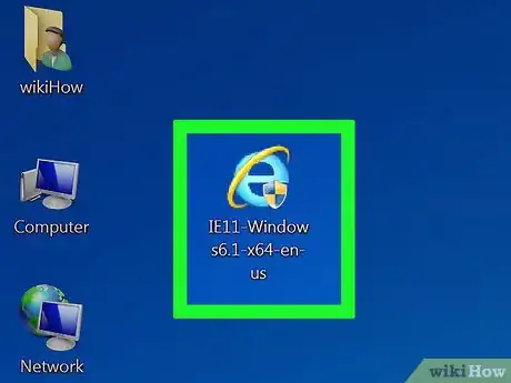 Step 4 Dê um clique duplo sobre o ícone de instalação do Internet Explorer.