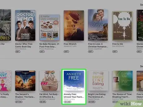 Step 4 Selecione o livro que deseja comprar, e as informações dele serão mostradas.