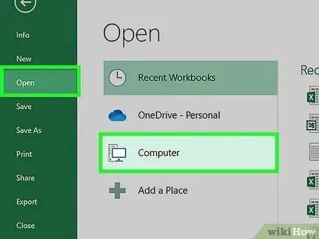 Step 1 Abra a pasta de trabalho no Excel.