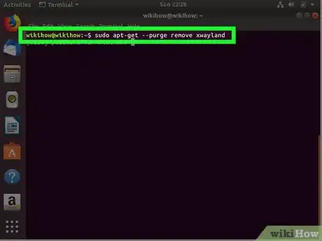 Step 4 Insira o comando "apt-get".