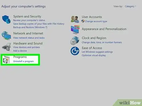 Step 2 Selecione "Desinstalar um Programa" ou "Programas e Recursos".