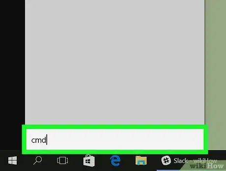 Step 2 Digite cmd.
