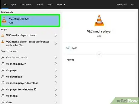 Step 2 Abra o VLC.