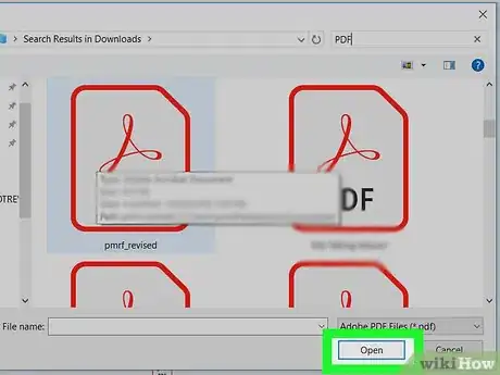 Step 4 Selecione um arquivo PDF e clique em Abrir.