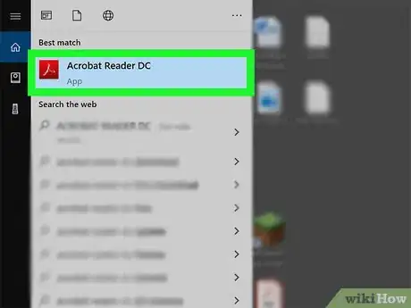 Step 1 Abra o Adobe Acrobat Reader DC.