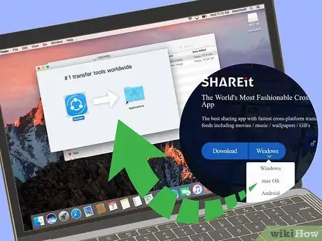 Step 1 Instale o SHAREit no seu PC ou Mac.