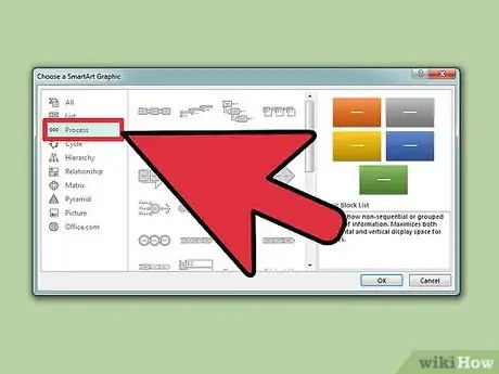 Step 3 Selecione a linha do tempo no submenu "Processo".