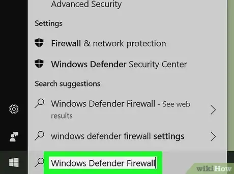 Step 2 Abra o firewall.