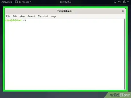 Step 1 Abra o terminal.