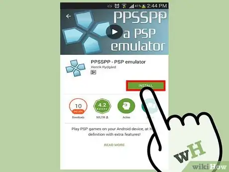 Step 4 Selecione "Instalar" para baixar e instalar o emulador.