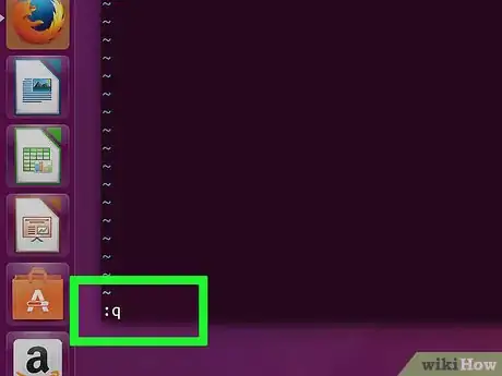 Step 7 Entre :q no Terminal e aperte o ↵ Enter.