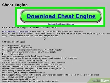 Step 2 Clique em Download Cheat Engine (Baixar Cheat Engine).