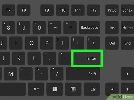 Step 6 Conclua dando um ↵ Enter.