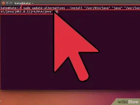 Step 1 Informe o sistema Ubuntu Linux onde o Oracle Java JRE/JDK está localizado.