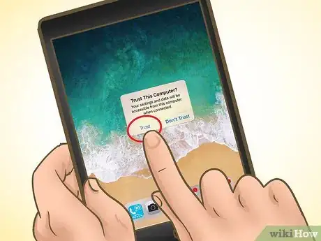 Step 3 Toque em Confiar no iPad.