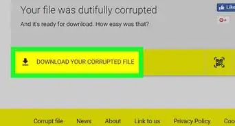 Corromper um Arquivo de Propósito Usando o Corrupt a File